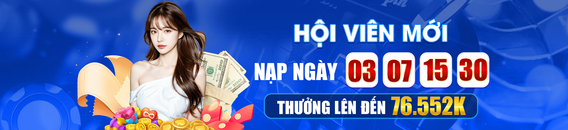 Hình ảnh quảng cáo của 52win hiển thị nền tảng và các lợi ích