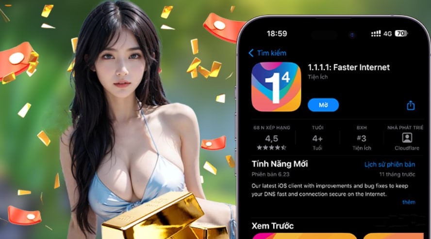 Hình ảnh quảng cáo của 52win hiển thị nền tảng và các lợi ích