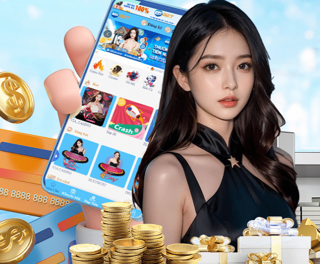 Hình ảnh quảng cáo của 52win hiển thị nền tảng và các lợi ích