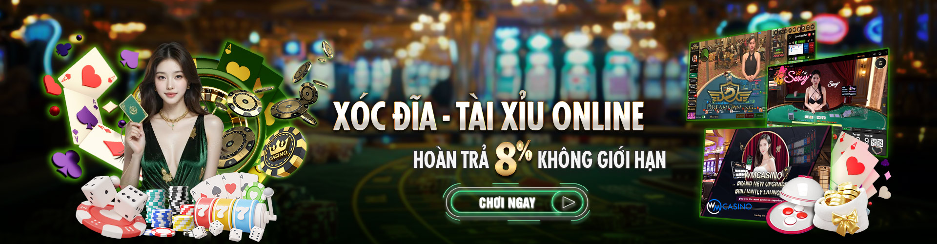 Hình ảnh quảng cáo của 52win hiển thị nền tảng và các lợi ích