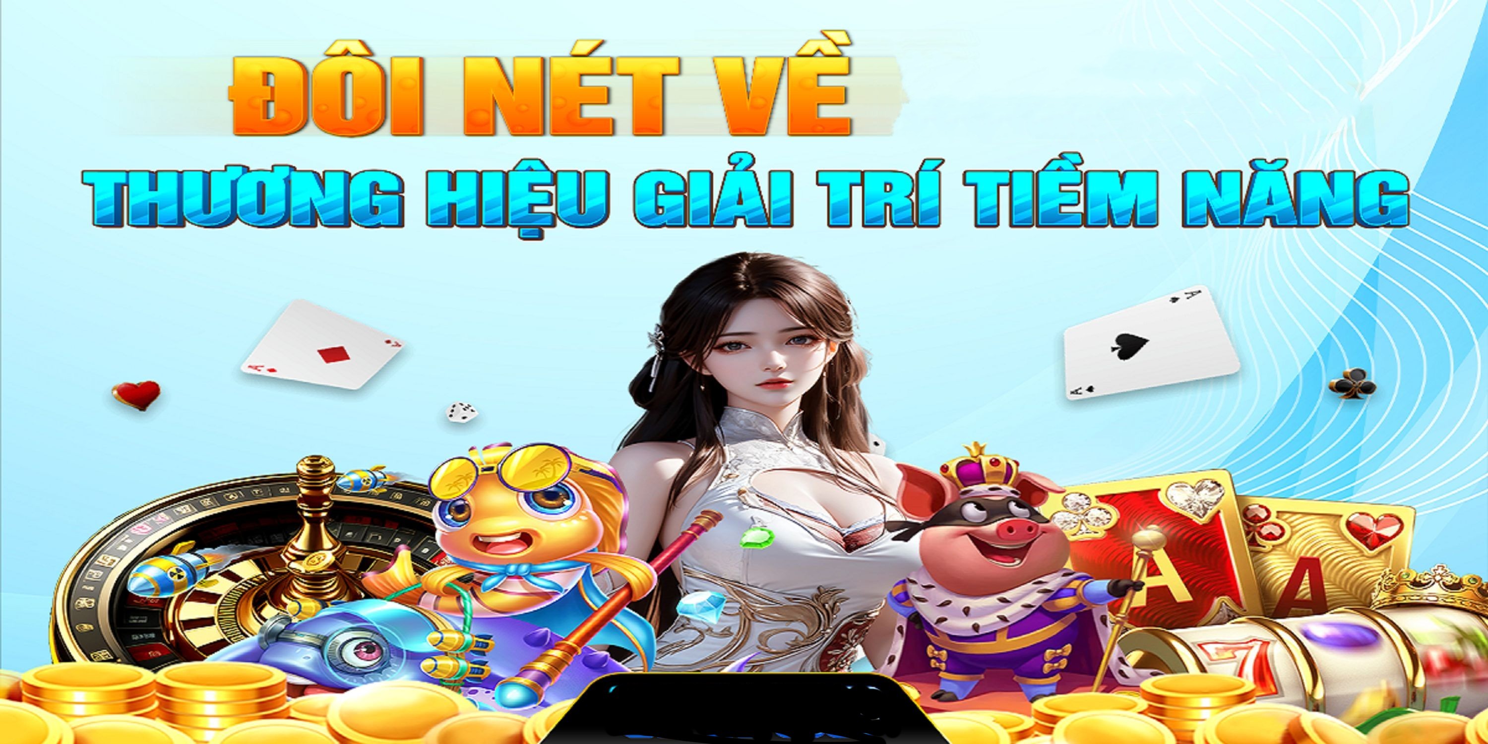 Hình ảnh quảng cáo của 52win hiển thị nền tảng và các lợi ích